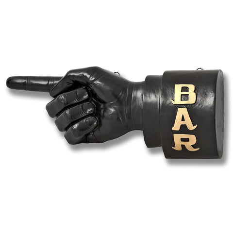 Pointing Hand In The Direction Of The Bar Accessories Hill Interiors 