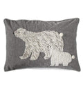 Polar Bear Cushion Grey Accessories Regency Studio 