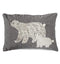 Polar Bear Cushion Grey Accessories Regency Studio 