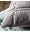 Quilted Cotton Cushion Grey Accessories Regency Studio 