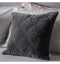Quilted Diamond Cushion Charcoal Accessories Regency Studio 