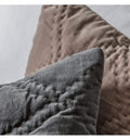 Quilted Diamond Cushion Charcoal Accessories Regency Studio 