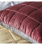 Quilted Velvet Cushion Brick Accessories Regency Studio 