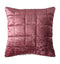 Quilted Velvet Cushion Brick Accessories Regency Studio 