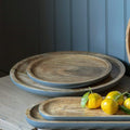 Rastro Plate Large Grey Accessories Regency Studio 
