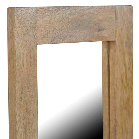 Rectangular Wooden Frame with Mirror Mirrors Artisan Furniture 