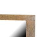 Rectangular Wooden Frame with Mirror Mirrors Artisan Furniture 