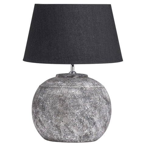 Regola Aged Stone Ceramic Table Lamp Lighting Hill Interiors 
