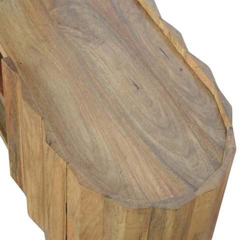 Ridged Media Unit Living Artisan Furniture 