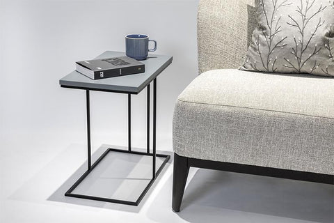 Risano Side Table - Grey Distinction Furniture 