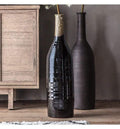 Robello Bottle Vase Lava Black Accessories Regency Studio 