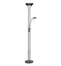 Rome Floor Lamp Black Chrome Lighting Regency Studio 