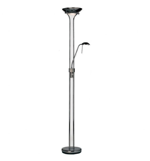 Rome Floor Lamp Black Chrome Lighting Regency Studio 