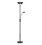 Rome Floor Lamp Black Chrome Lighting Regency Studio 