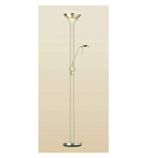 Rome Floor Lamp Satin Brass Lighting Regency Studio 