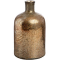 Rose Gold Metallic Lustre Glass Bottle Vase Accessories Hill Interiors 