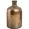 Rose Gold Metallic Lustre Glass Bottle Vase Accessories Hill Interiors 