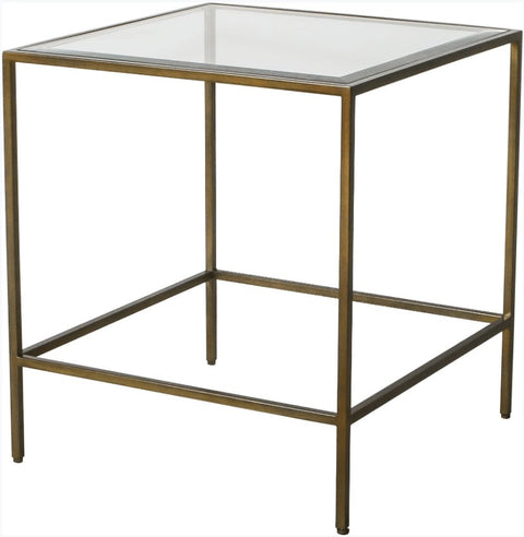Rothbury Side Table Bronze W500 x D500 x H550mm Living Regency Studio 
