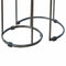 Round Table Set of 2 with Iron Base Living Artisan Furniture 