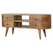 Rounded Media Unit Living Artisan Furniture 