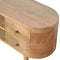 Rounded Media Unit Living Artisan Furniture 