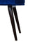 Royal Blue Cotton Velvet Deep Button Bench Living Artisan Furniture 