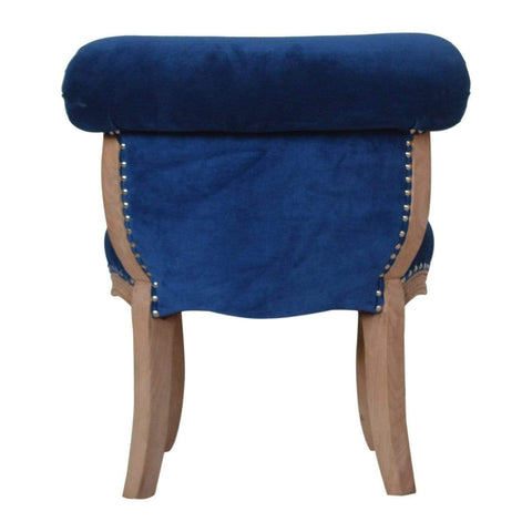 Royal Blue Studded Chair Living Artisan Furniture 