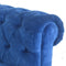 Royal Blue Velvet Chesterfield Sofa Living Artisan Furniture 