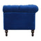 Royal Blue Velvet Chesterfield Sofa Living Artisan Furniture 