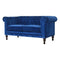 Royal Blue Velvet Chesterfield Sofa Living Artisan Furniture 