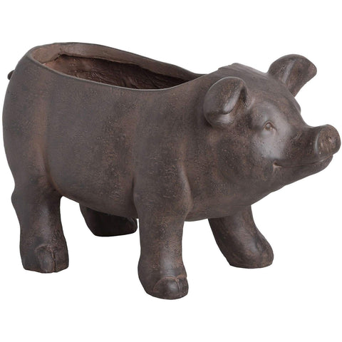 Rustic Pig Planter Accessories Hill Interiors 