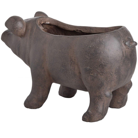 Rustic Pig Planter Accessories Hill Interiors 