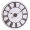Rustic Wooden Clock With Aged Numerals And Hands Accessories Hill Interiors 