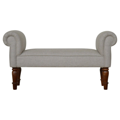 Sand Tweed Bedroom Bench Living Artisan Furniture 