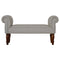 Sand Tweed Bedroom Bench Living Artisan Furniture 