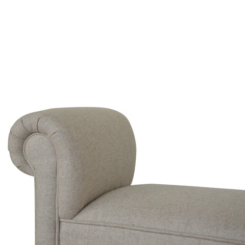 Sand Tweed Bedroom Bench Living Artisan Furniture 