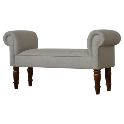 Sand Tweed Bedroom Bench Living Artisan Furniture 