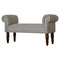 Sand Tweed Bedroom Bench Living Artisan Furniture 