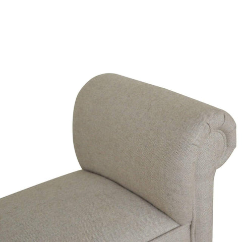 Sand Tweed Bedroom Bench Living Artisan Furniture 