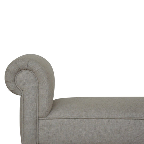 Sand Tweed Bedroom Bench Living Artisan Furniture 