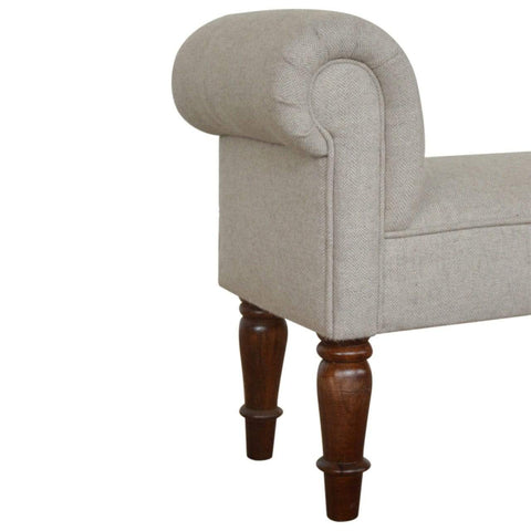 Sand Tweed Bedroom Bench Living Artisan Furniture 