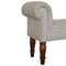 Sand Tweed Bedroom Bench Living Artisan Furniture 
