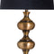 Santiago Bronze Table Lamp With Black Velvet Shade Lighting Hill Interiors 