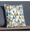 Scandi Triangle Cushion Teal & Ochre Accessories Regency Studio 
