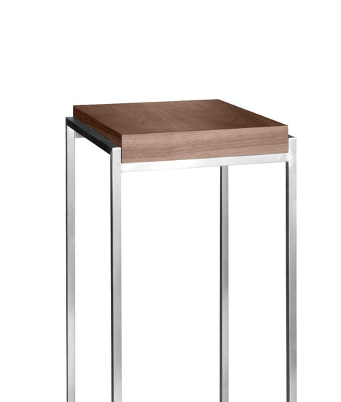 Scatola Pedestal - Natural Walnut Shelving Unit Distinction Furniture 