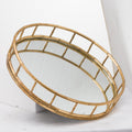 Set Of 2 Detailed Circular Trays Accessories Hill Interiors 