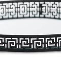 Set Of Two Circular Aztec Black Mirrored Trays Accessories Hill Interiors 