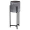 Set Of Two Concrete Table Top Planter Accessories Hill Interiors 
