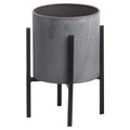 Set Of Two Cylindrical Table Top Planters Accessories Hill Interiors 