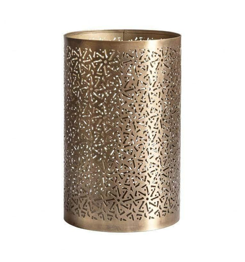 Sheeka Hurricane Vase Brass Accessories Regency Studio 
